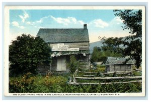 1920 Oldest Frame House Haines Falls Catskill Mountains New York NY Postcard 