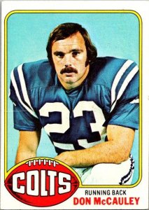 1976 Topps Football Card Don McCauley Baltimore Colts sk4323