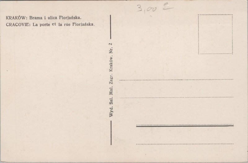 Poland Krakow Karza Stepka Postcard 03.21
