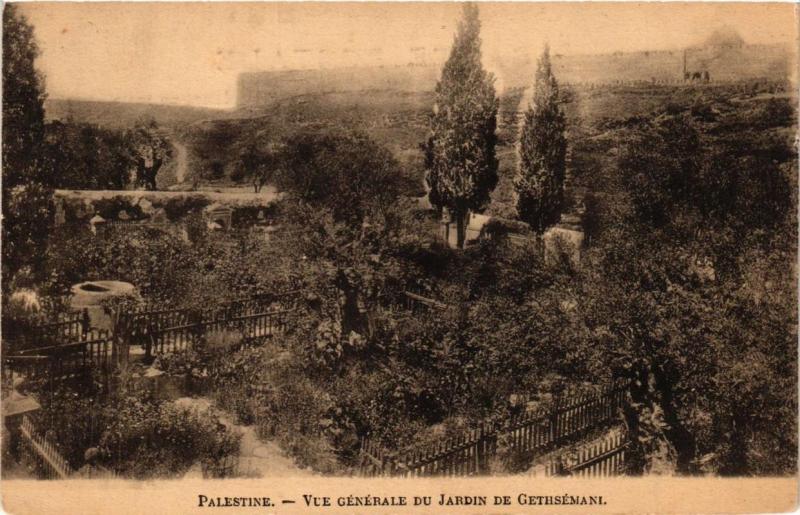 CPA Palestine Vue Generale du Jardin de Gethsemani ISRAEL JERUSALEM (752273)