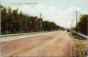 Winnipeg MB River Avenue c1910 Carievale SK & Bow Island AB Cancel Postcard G59