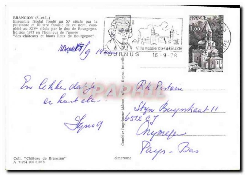 Modern Postcard Briancon together feoda