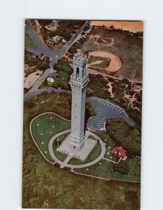 Postcard Pilgrim Memorial Monument, Provincetown, Cape Cod, Massachusetts, USA