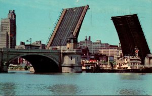 Ohio Toledo Cherry Street Bridge 1961