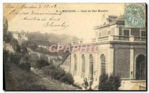 Old Postcard Meudon Gare du Bas Meudon