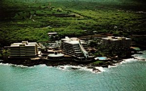 Hawaii The Spectacular Kona Hilton Kailua Kona Chrome Postcard 09.86