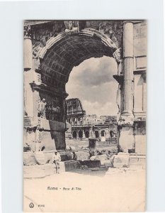 Postcard Arco di Tito, Rome, Italy