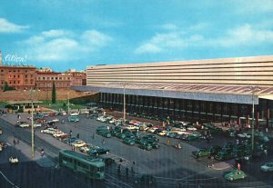 Postcard Roma Termini Railway Station Rome Italy