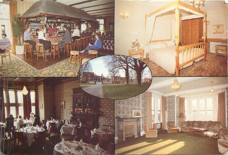 Postcard restaurant Hotel Sprowston Hall Norwich