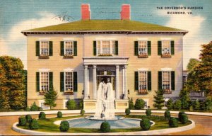 Virginia Richmond The Governor's Mansion 1952