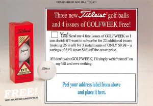 Fitleist Golf Balls, Reserved In Your Name  