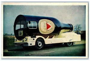 c1960 Worthington Monster Mobile Bottles Advertising Diesel Engine Postcard