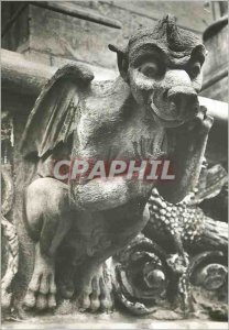 Postcard Modern Church of Our Lady of Dijon Facade Gargoyles performed in 186...