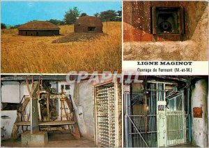 Postcard Modern Maginot Line Ouvrage Fermont (M and M) La Tourelle has not ec...