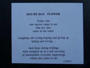 DAYBY DAY FLOWER Paintings Poems by Japanese Disabled Artist Tomihiro Hoshino PC