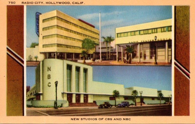 California Hollywood Radio City New Home Of CBS and NBC