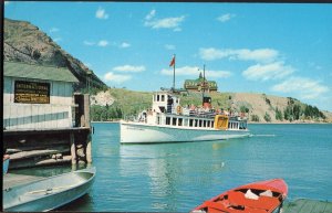 3220) Alberta Waterton Lakes National Park INTERNATIONAL cruise boat - Chrome