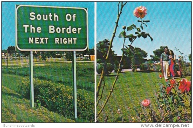 South Carolina South Of The Border Highway Sign