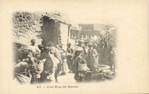 PC ETHIOPIA, UNE RUE DE HARAR, Vintage Postcard (B41180)