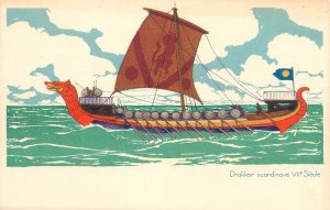 Belgian Maritime League sailing vessel ship Scandinavian longship 7th century