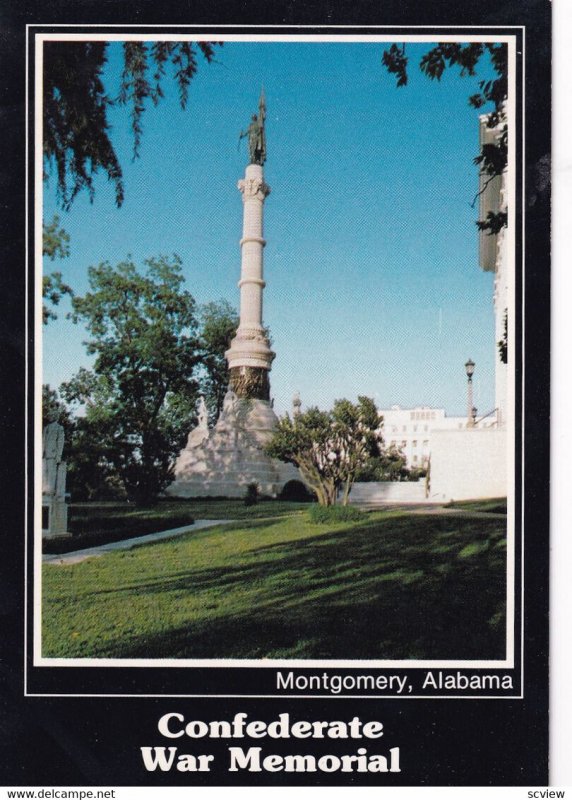 MONTGOMERY, Alabama, 1950-70s; Confederate War Memorial State Capitol