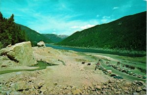 Ennis Montana MT 1960s Earthquake Lake Unused UNP Chrome Postcard  S20