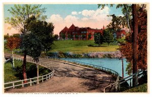 New York  Utica Masonic Home and Grounds from Drive