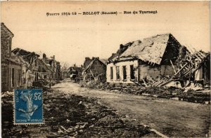 CPA Guerre 1914-18 - ROLLOT - Rue du Tournant (514968)