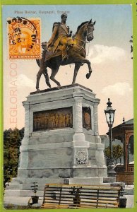 af2353 - ECUADOR - Vintage Postcard - Guayaquil - Plaza Bolivar