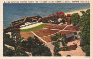 Vintage Postcards Waterside Theatre Roanoke Island NC