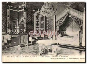 Old Postcard Compiegne The Bedroom of Napoleon