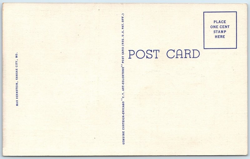 1939 Kansas City KS Cleopatra Princess Cute Hippo Swope Zoo PC Hippopotamus A248