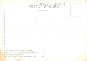 uk5665 tower and tower bridge london   uk