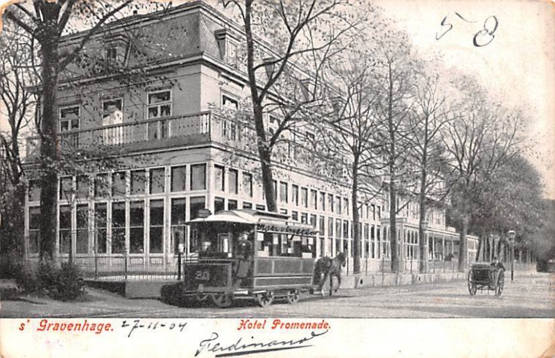 Hotel Promenade Gravenhage Holland 1904 