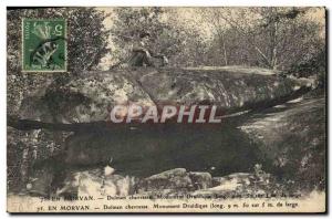 Old Postcard Dolmen Megalith Dolmen Morvan Chevresse Monument druidic