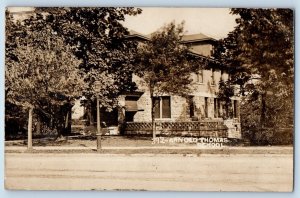 Kansas City Missouri MO Chanute KS Postcard RPPC Photo Arnold Thomas School