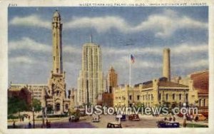 Water Tower, Upper Michigan Ave. - Chicago, Illinois IL