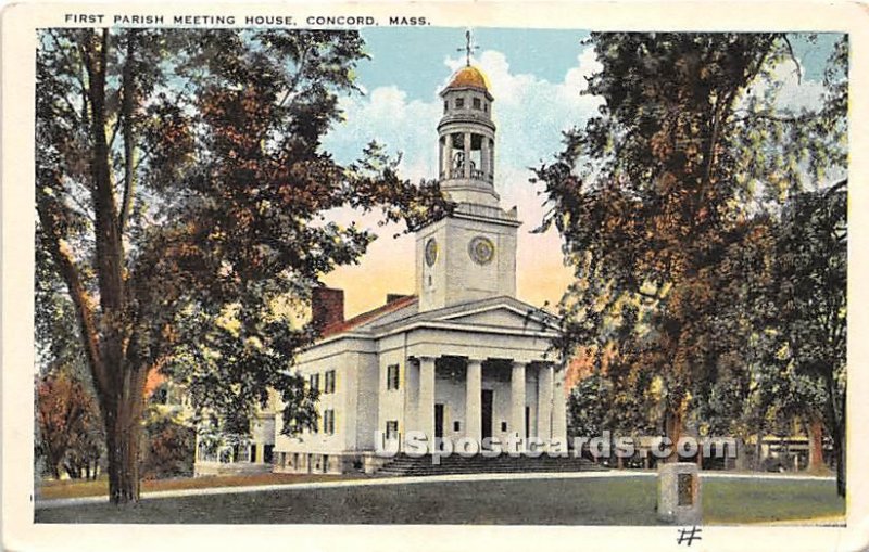 First Parish Meeting House - Concord, MA