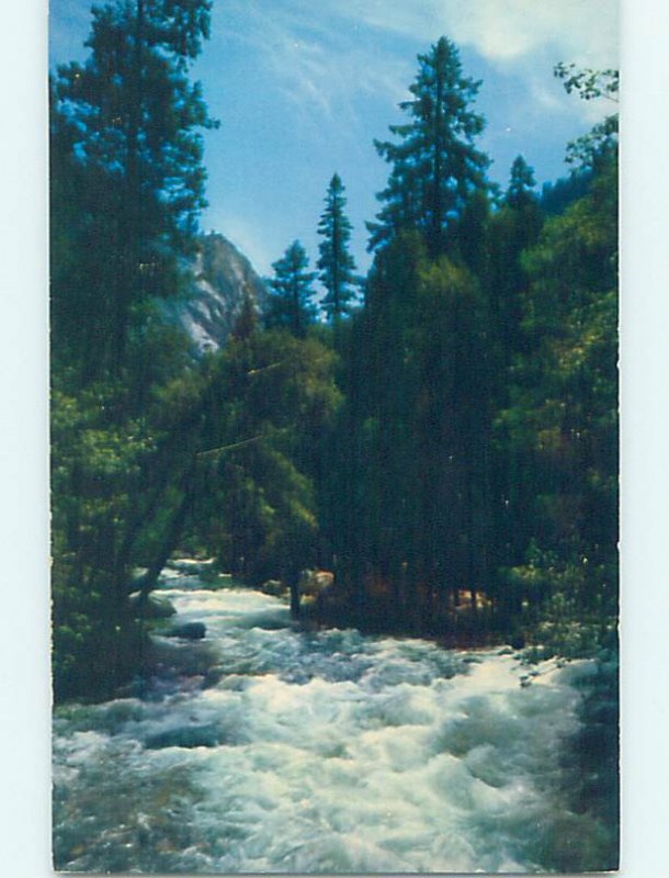 Pre-1980 NATURE SCENE Yosemite Park - Near Stockton & Modesto CA AD5451