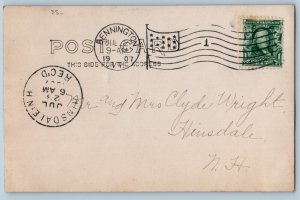 Bennington Vermont VT Postcard RPPC Photo Bottum & Torrance Co. Building 1907