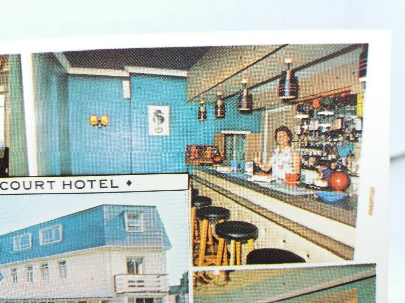 Burn Court Hotel Bude Cornwall New Unused Vintage Postcard 1970s