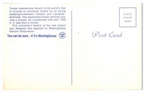 Tampa International Airport Automatic Passenger Shuttle Postcard