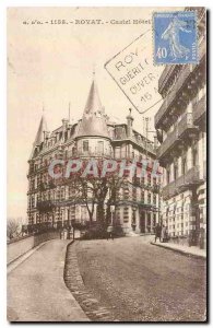 Old Postcard Royat Hotel Castel