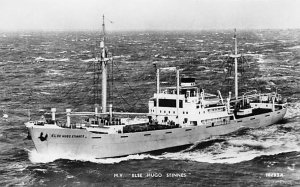 M.V. Else Hugo Stinnes Printed Photo Hugo Stinnes Ship Line Ship 