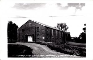 RPPC North Side Baptist Church, Grayville IL Vintage Postcard V65