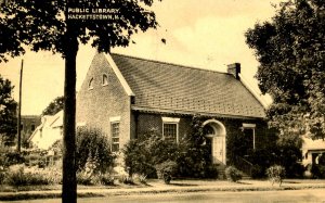 NJ - Hackettstown. Public Library