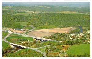 Postcard AERIAL VIEW SCENE Friendsville Maryland MD AT3654