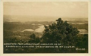 Bedford Pennsylvania 1930s US 30 Lincoln Highway RPPC Photo Postcard 21-12886