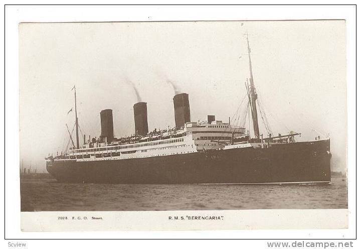 RP, Steamer/Oceanliner, R. M. S. Berengaria, 1920-1940s