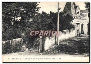 Old Postcard Pierre Loti Hendaye Property